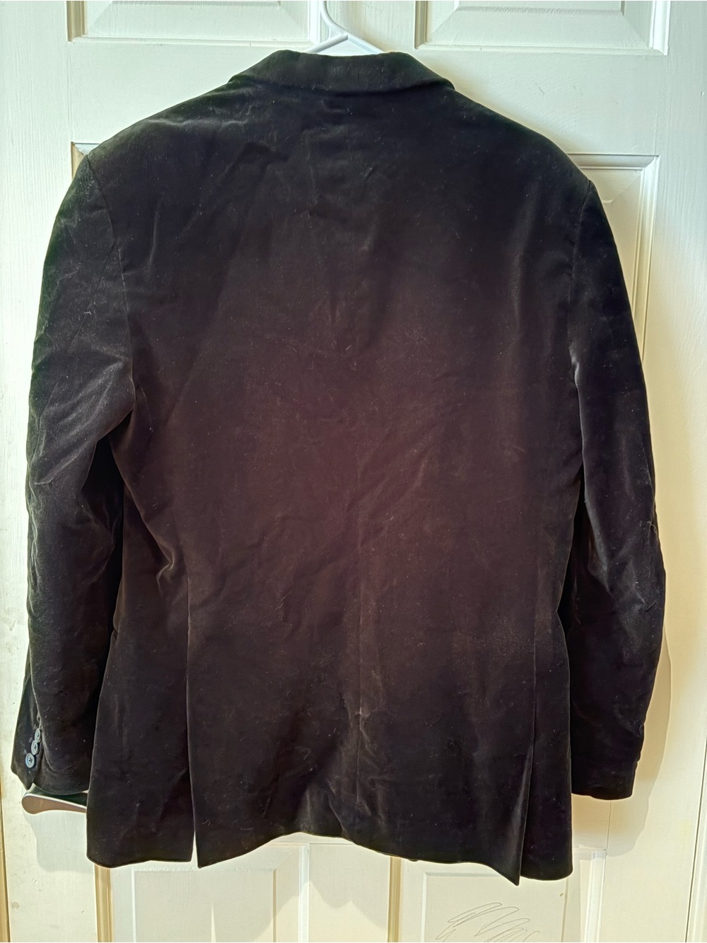 Claiborne Men's Black Velvet Sport Coat - Picture 2 of 5